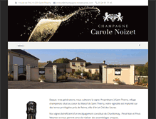 Tablet Screenshot of champagne-noizetcarole.com